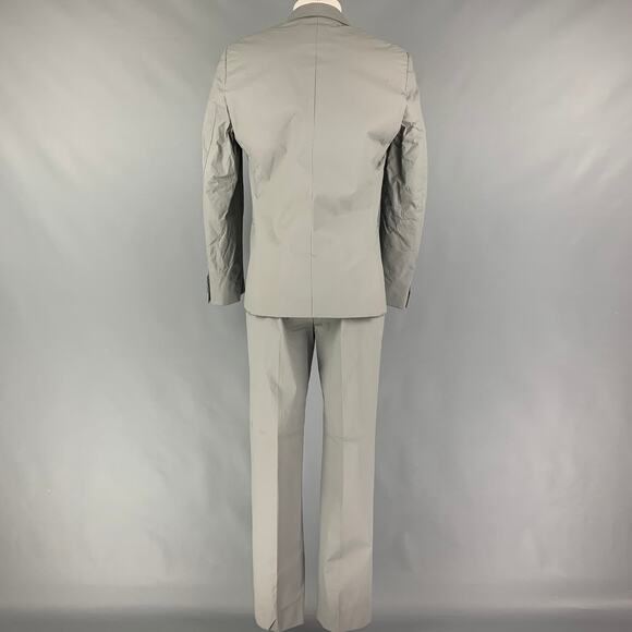 CALVIN KLEIN COLLECTION Size 38 Grey Polyurethane Polyester Suit - Picture 3 of 11